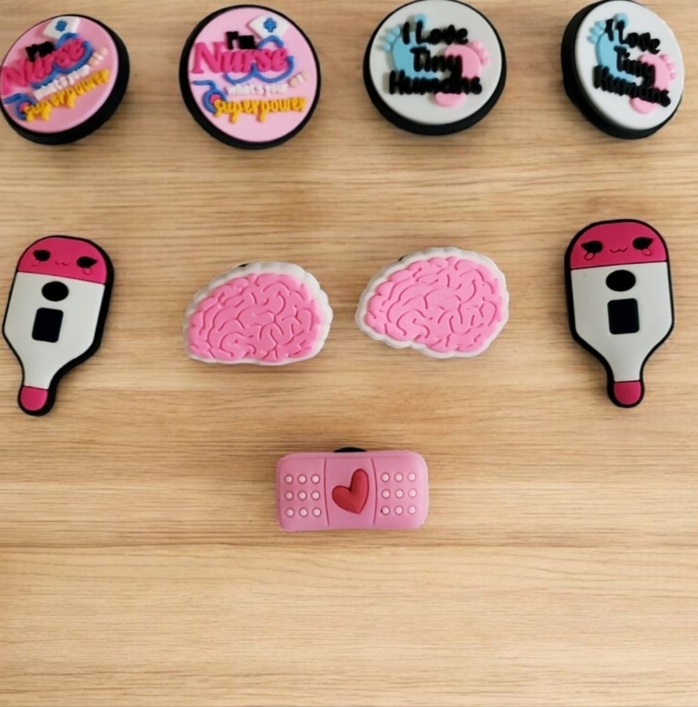 Nurse Croc Charms